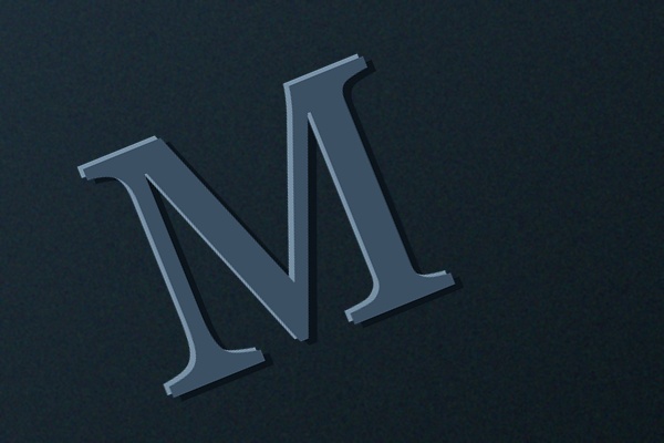 MÀNDATE embossed monogram